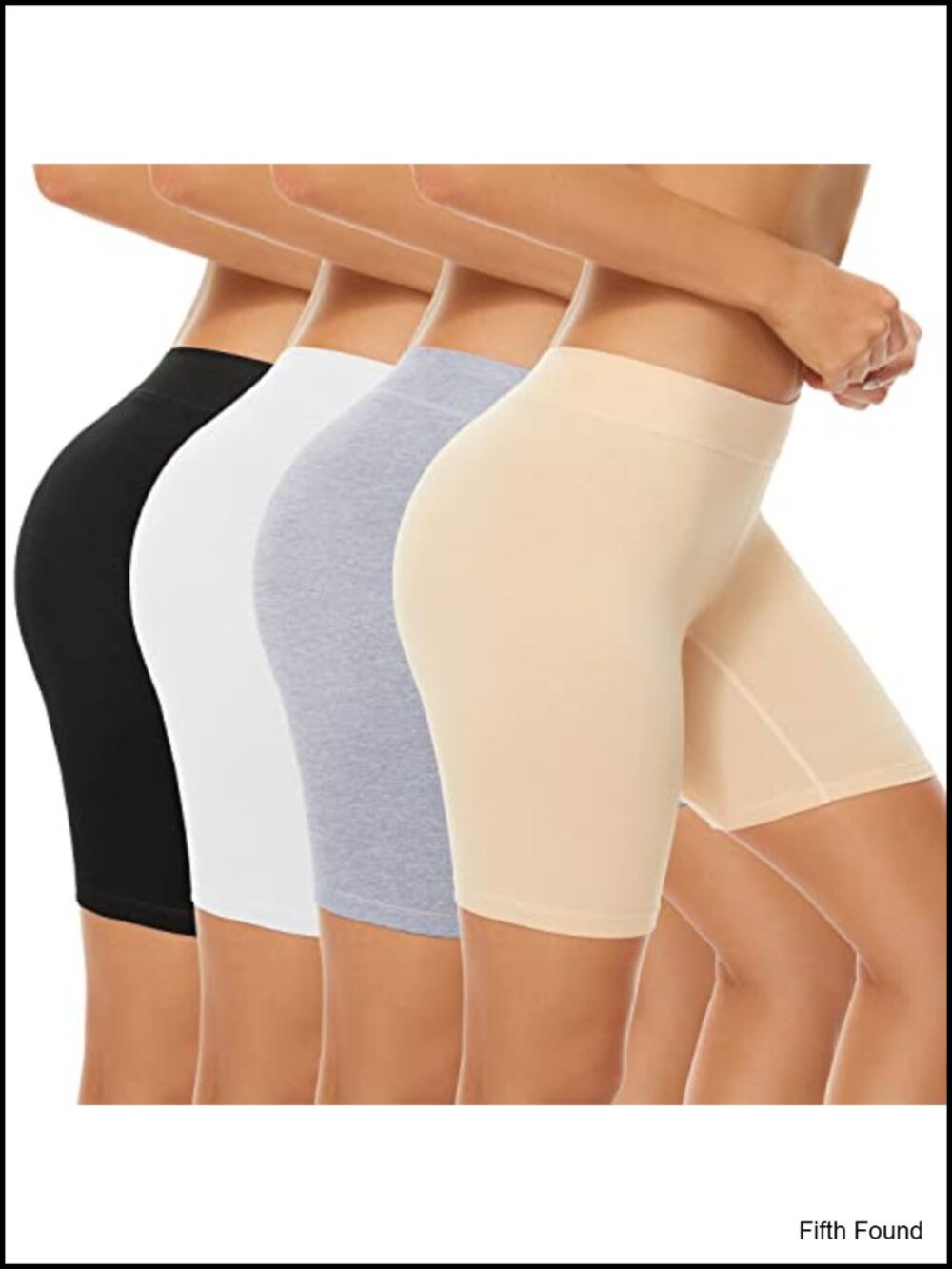 4 Pack Women's Cotton Boxer Shorts Anti Chafing Bike Shorts Boyshorts Panties